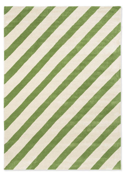 Laagpolig vloerkleed van Harlequin | Paper straw Peridot