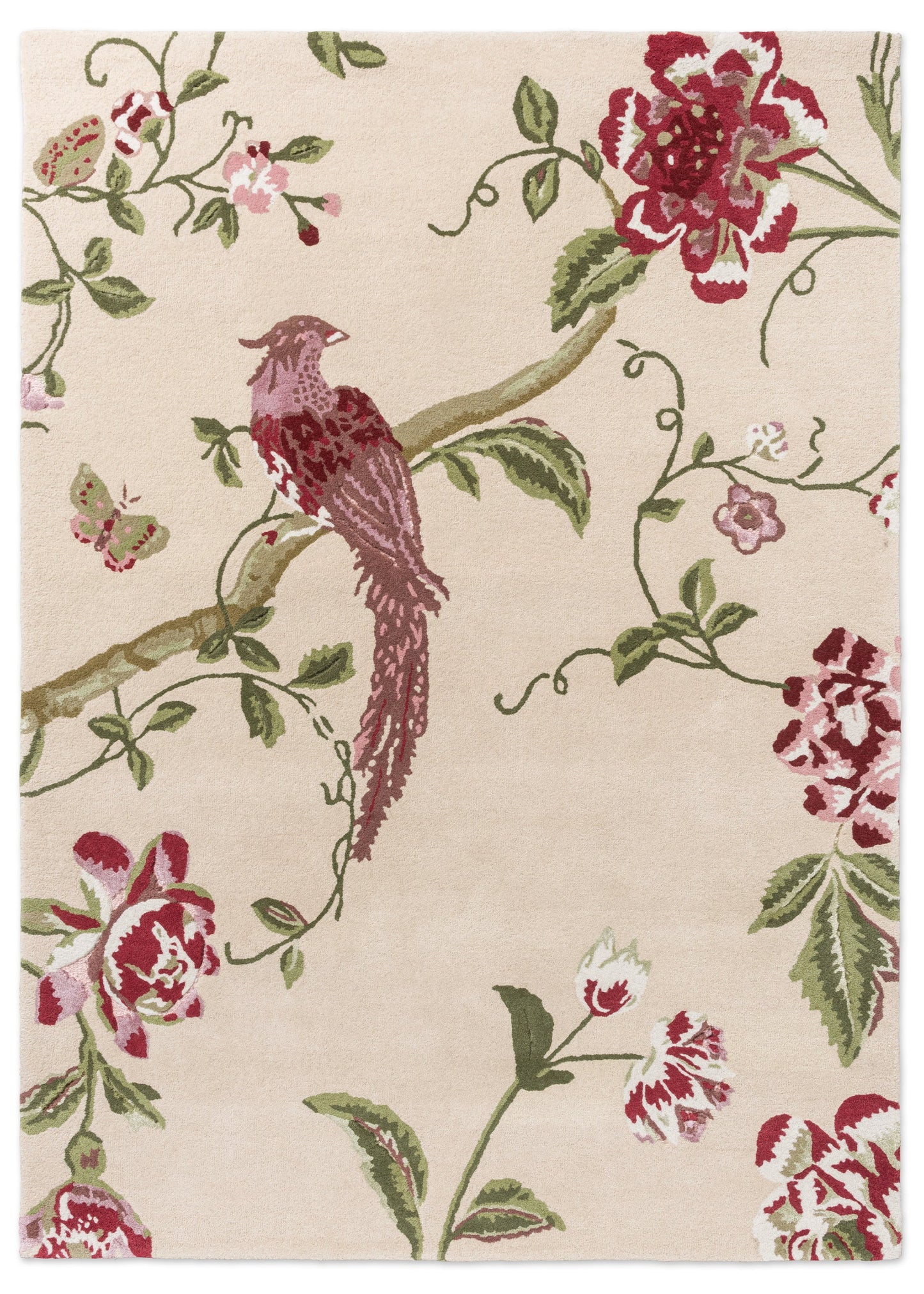 Luxueus en Sfeervol Vloerkleed van Laura Ashley | Summer palace Cranberry - grape