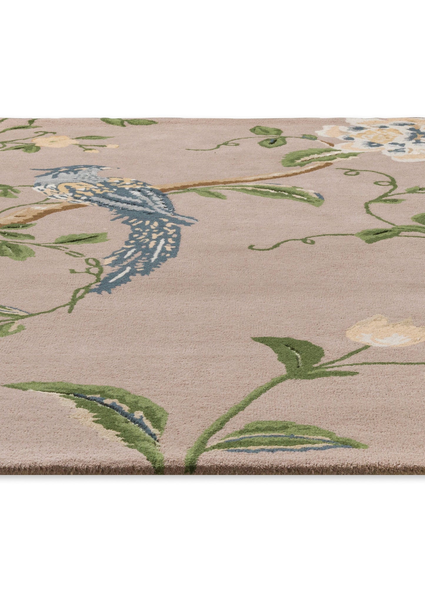 Luxueus en Sfeervol Vloerkleed van Laura Ashley | Summer palace Truffle seaspray