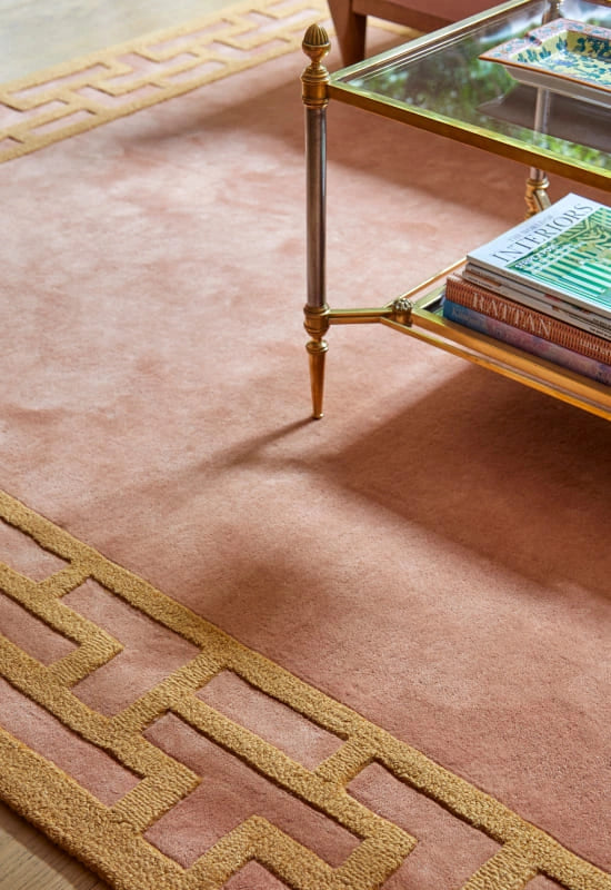 Vloerkleed Layered Alice Crawley Indochine Wool Rug English Rose