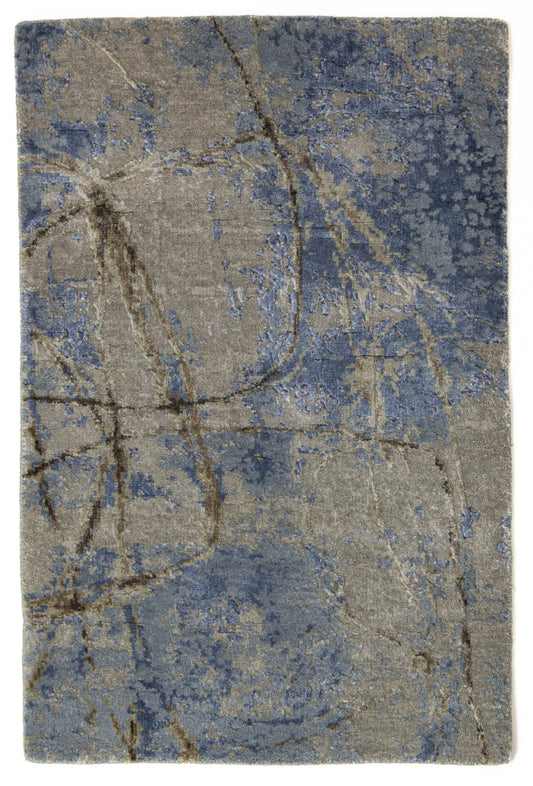 Vloerkleed MOMO Rugs Boulder Skyline Blue