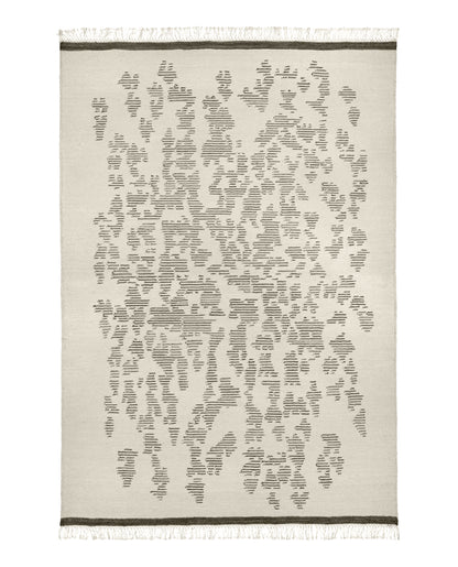 Vloerkleed Finarte Saaristo Wool Rug White Grey