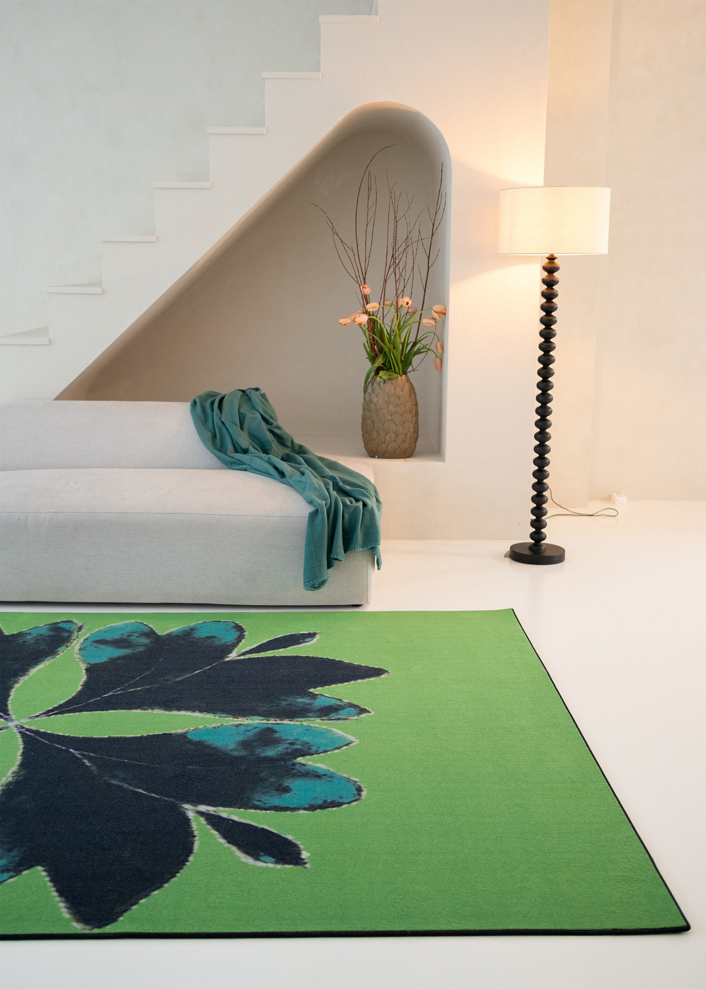 Design vloerkleed | Boerenbont Groen