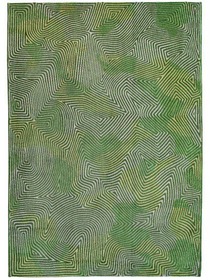 Louis de Poortere Coral Meditation 9231 Tropical Green Vloerkledenwinkel