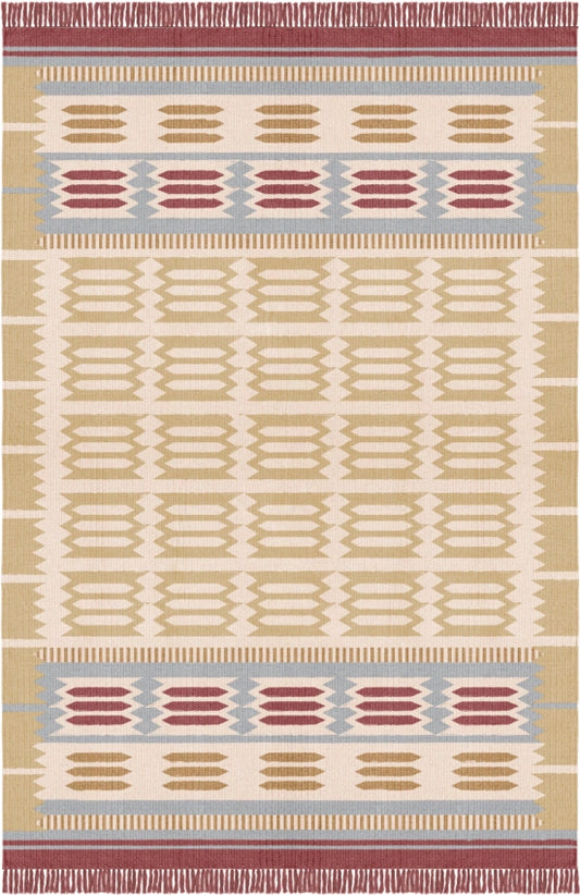 Vloerkleed Layered Röllakan Wool Rug Hilma Meadow