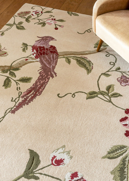 Luxueus en Sfeervol Vloerkleed van Laura Ashley | Summer palace Cranberry - grape