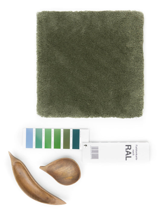 Vloerkleed MOMO Rugs Naturais Bright H/L Seaweed Green Vloerkledenwinkel