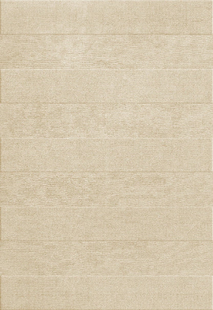 Vloerkleed Layered Stripe Grande Wool Rug Almond