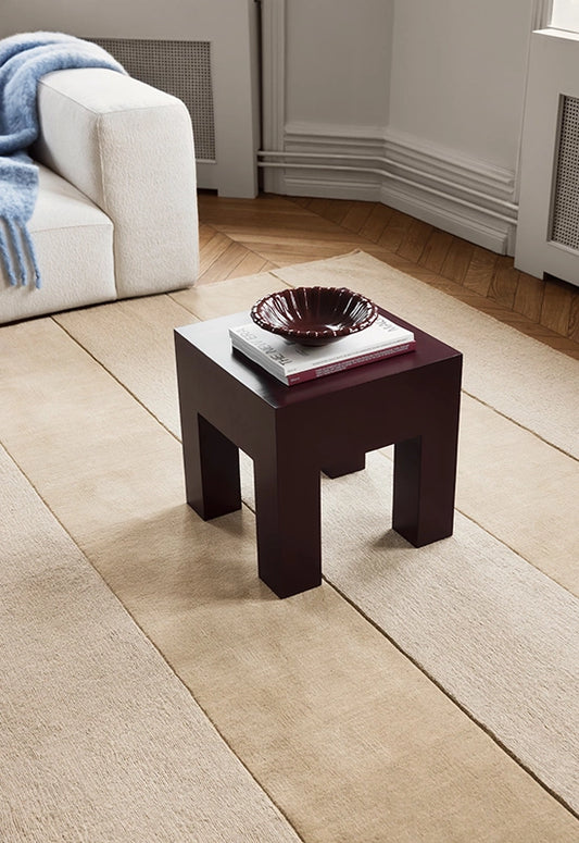 Vloerkleed Layered Stripe Grande Wool Rug Almond