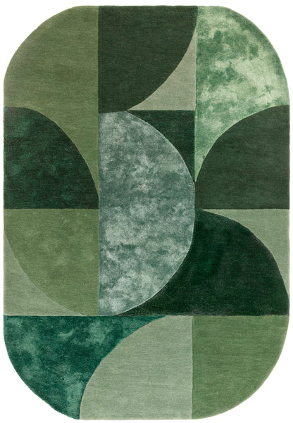 Vloerkleed MOMO Rugs Matrix Oval Forest